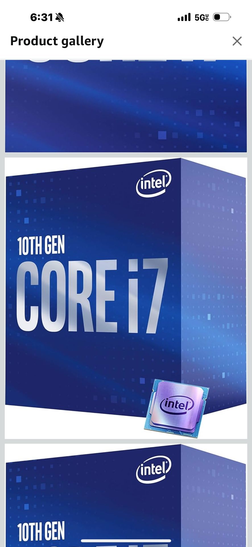 Intel CPU I7 10700