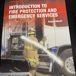 Introduction To Fire Protection And Emergency Services