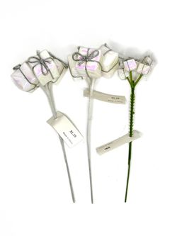Vintage Iridescent Christmas Gift Boxes Picks Set of 3