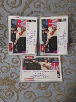2026 Topps Texas Rangers Team Set