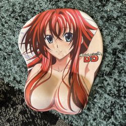 High School DxD Rias Gremory 3D Ergonomic Mouse Pad – Wrist support -Anime Gamer Desk Mat 
