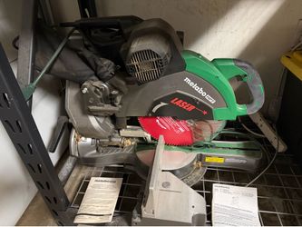 Metabo Miter Saw and Dewalt Miter Saw Stand