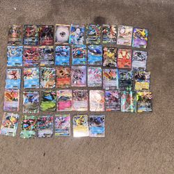 40 Plus Ex Pokemon Cards Including Fullart Charizard