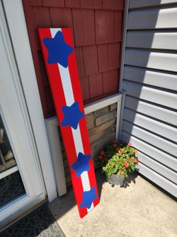4th of July porch decor