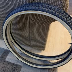 DURO BMX Tire Set 26X1.75 Skin Wall (Look Like Comp III)