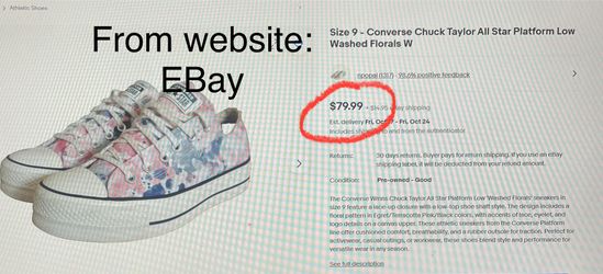 Women’s converse, Chuck Taylor, All-Star platform