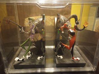 Statues Harley Quinn And The Joker DC Direct Bookends