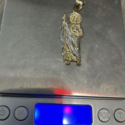 14k San Judas Pendant 