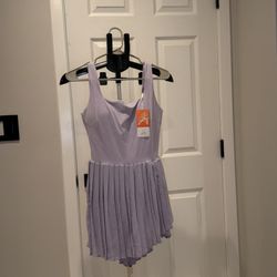 Lavender Active Dress with Shorts 