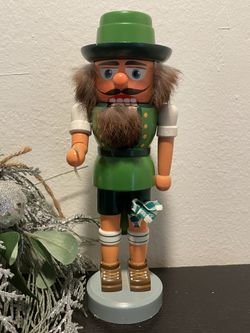 VTG-Steinbach Nutcracker The Bavarian OKTOBERFEST No Box 10" Missing beer stein