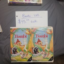 VHS- Walt Disney Bambi