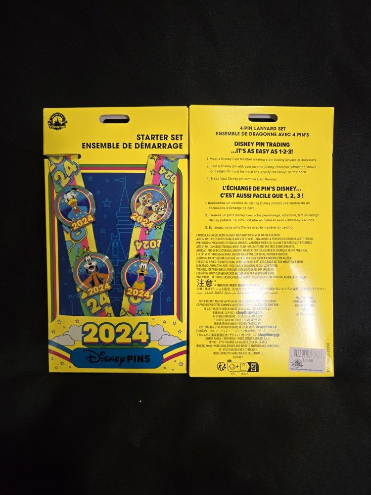 Disney Pin Starter Set 2024