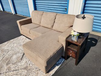 Sofa Couch With Reversible Lounge Chaise FREE DELIVERY