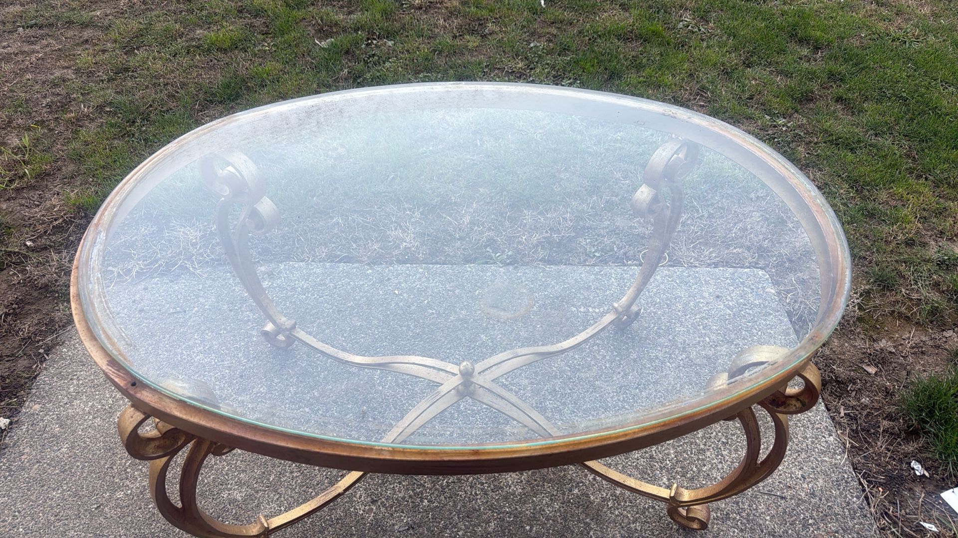 Cast Iron Coffee Table 