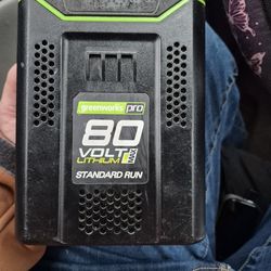 !! 2 Qty. 80V GREENWORKS PRO BATTERY !!