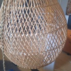 Handmade Rattan Hanging Pendant Light