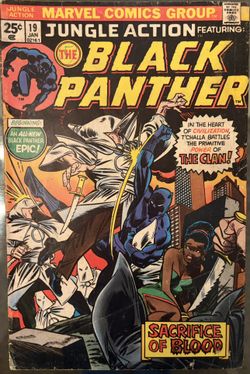Black Panther Jungle Action 19 Vintage Marvel Comic