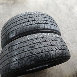 Pair Of Bridgestone Alenza 275/50/22