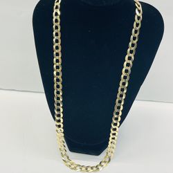 14k Gold Cuban link chain necklace, 49.8 g 24 inches Really nice!