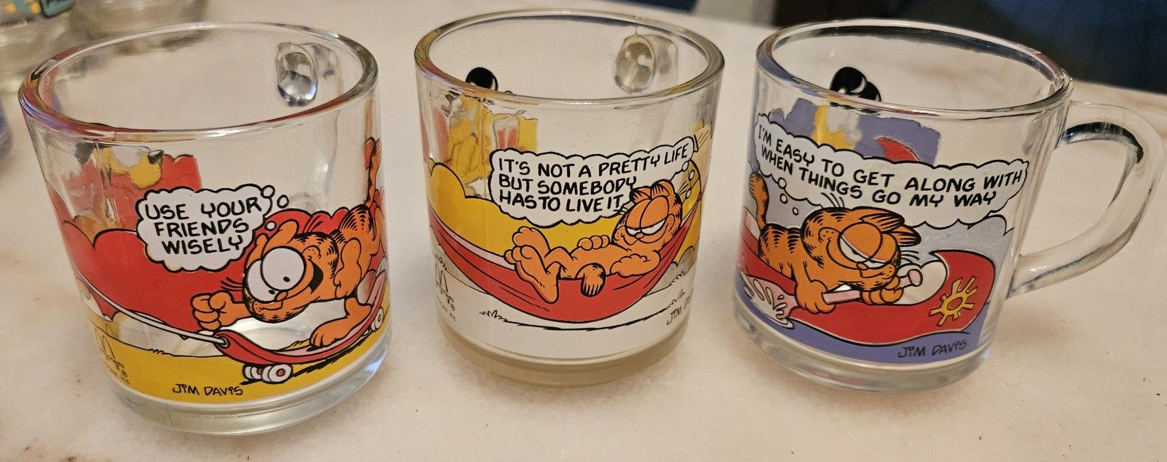 Vintage Garfield Mugs
