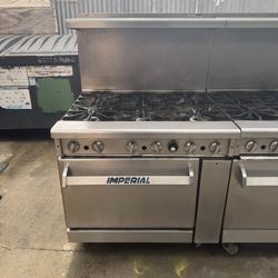 IMPERIAL COMERCIAL STOVES 6 BURNERS