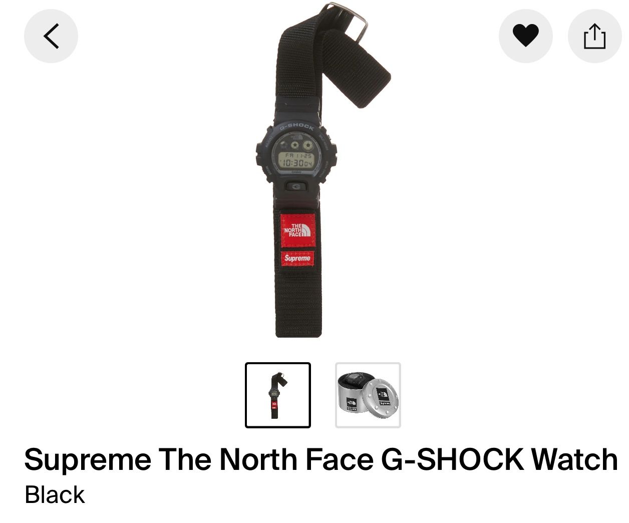Supreme Watch  Collad Casio