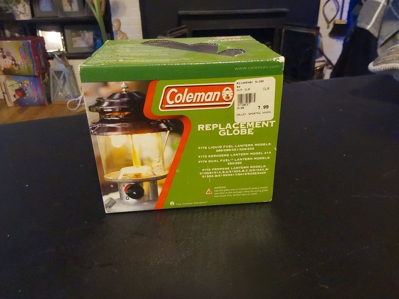 Coleman Replacement Globe Glass