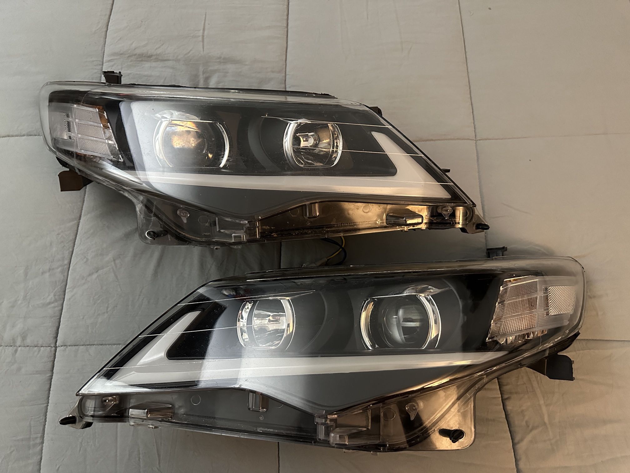VLAND LED Projector DRL Headlights For Toyota Camry 2012-2014