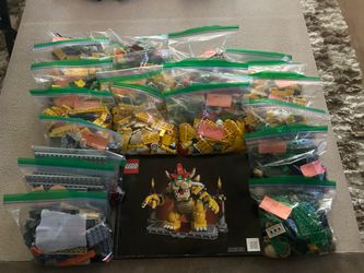 LEGO 71411 The Mighty Bowser - 100% Complete with Instruction Manual - Super Mario Bros