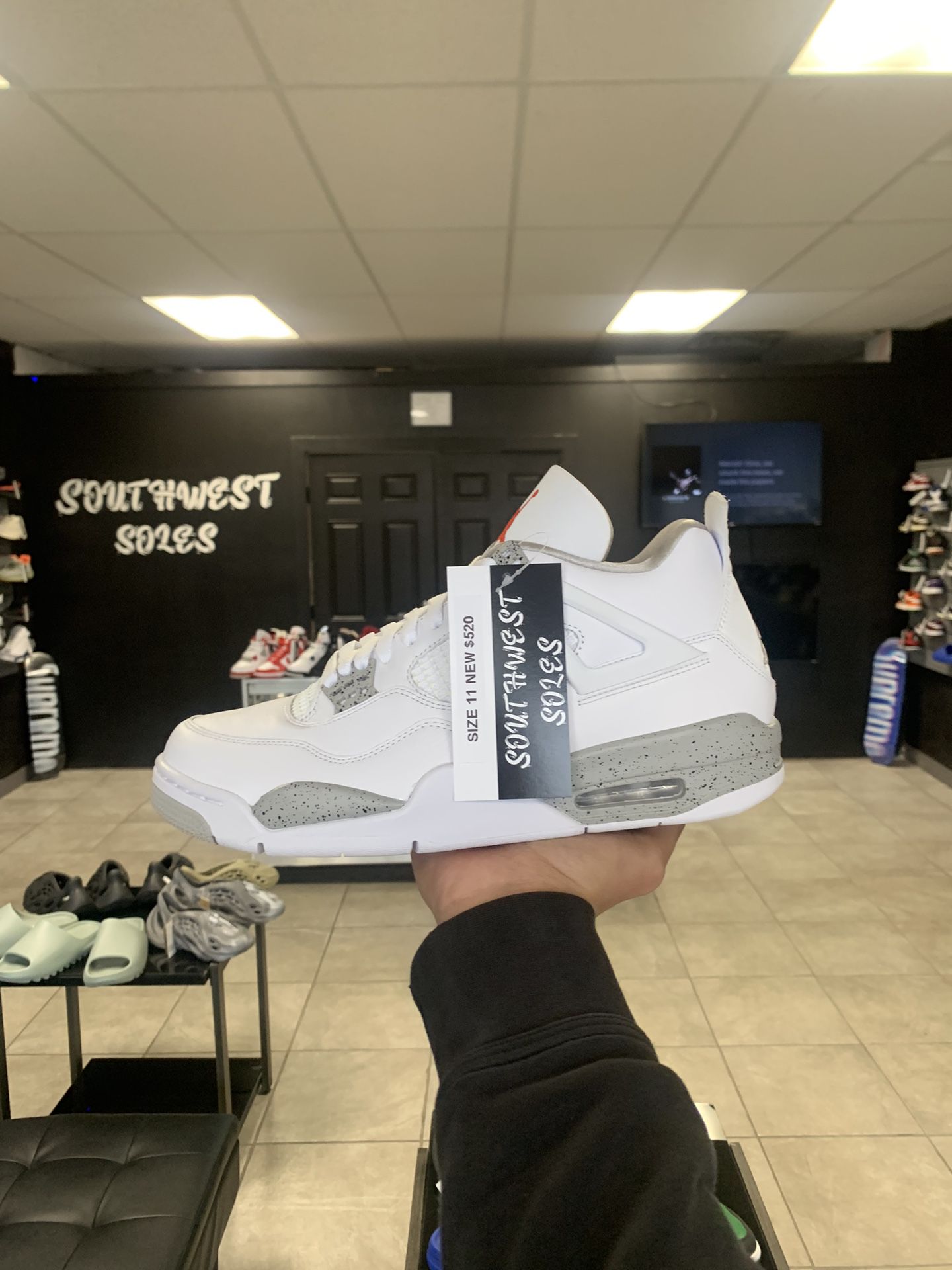 Jordan 4 White Oreo Size 11 Available In Store! 