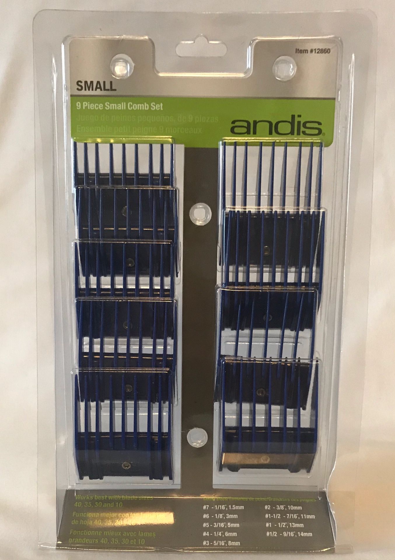 Andis small pet clipper combs