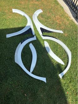 2018-2024 Toyota Camry YOFER Style Fender Flares / Wheel Arch Kit (White)