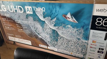 New LG 86” TV 