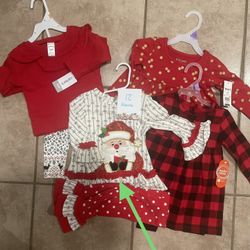 Christmas Outfits different sizes  
