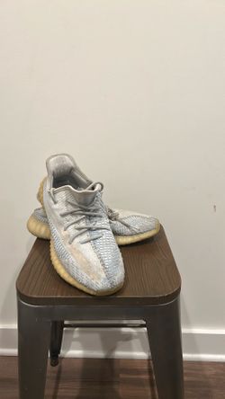 Used Adidas Yeezy Boost 350 Cloud White Size 10.5 No Box Clean