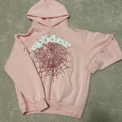 Sp5der OG Web Hoodie ‘Pink’
