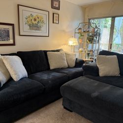 Couch Set - Loveseat and Ottoman 