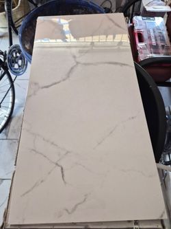12x24 porcelain tile. 93 square ft