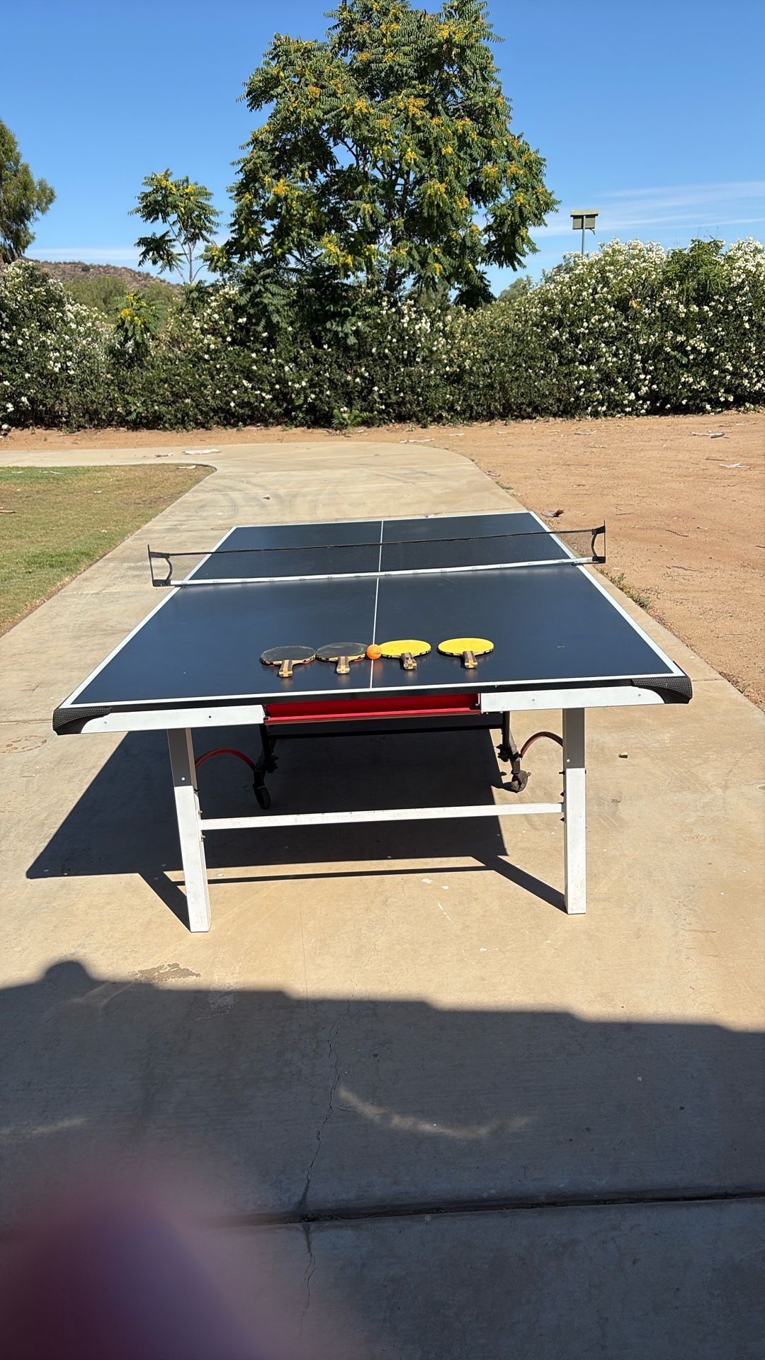 Used Ping Pong Table - 4 Paddle - 1 Ball