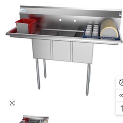 Koolmore Stainless Steel Sink NSF Certified 