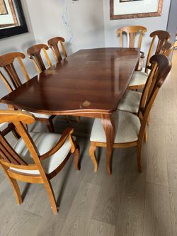 Solid Wood Dining Room Table