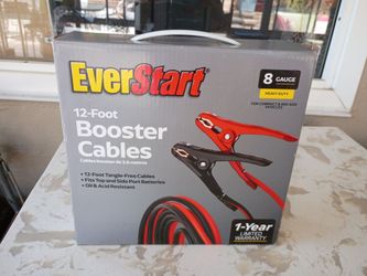 EverStart 12-Foot Booster Cables 8 Gauge