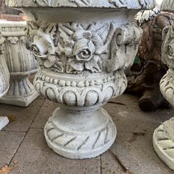 Set De 2 Macetas De Cememento 