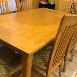 Kitchen Nook Table Seats 6. All Real Wood
