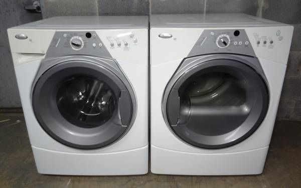 Whirlpool Duet Sport Front Load Washer and Electric Dryer Set - White