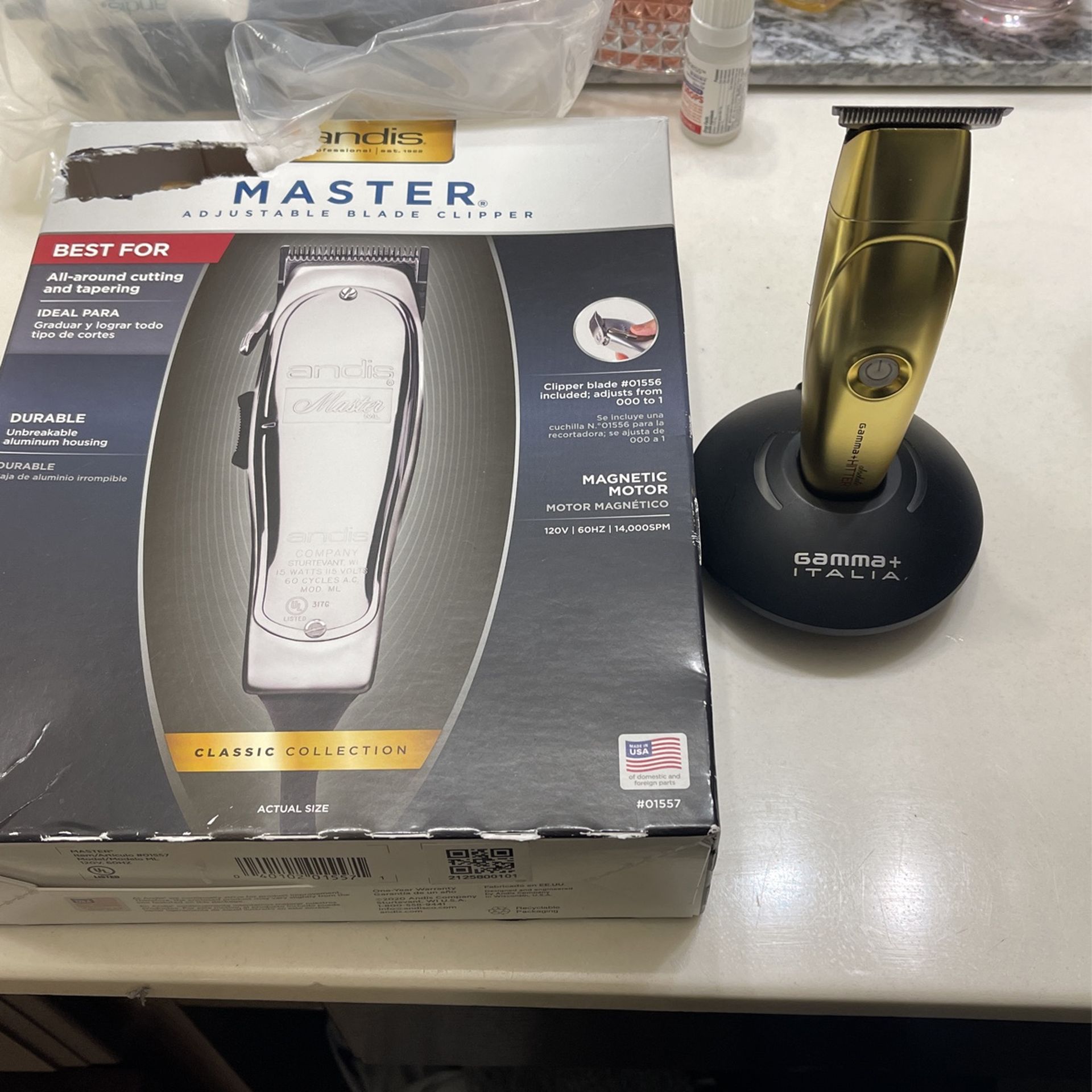 Andis Master Corded Clippers Gamma Trimmer $230