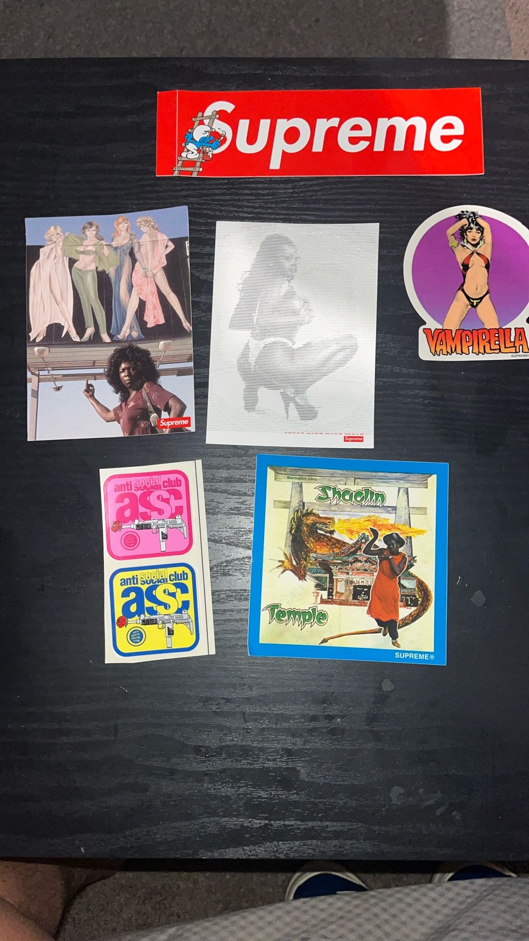 Supreme Stickers And Anti Social Club Sticker 