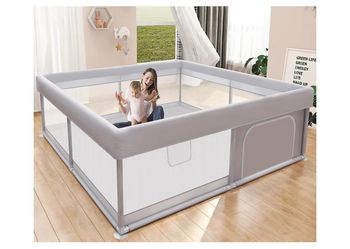 Large Baby Playpen with Mesh Sides
