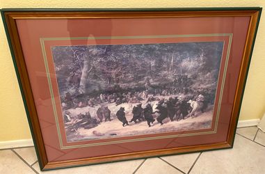 Wall art-Bears dancing in the woods