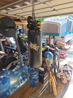 Youth Punching Bag And Gloves
